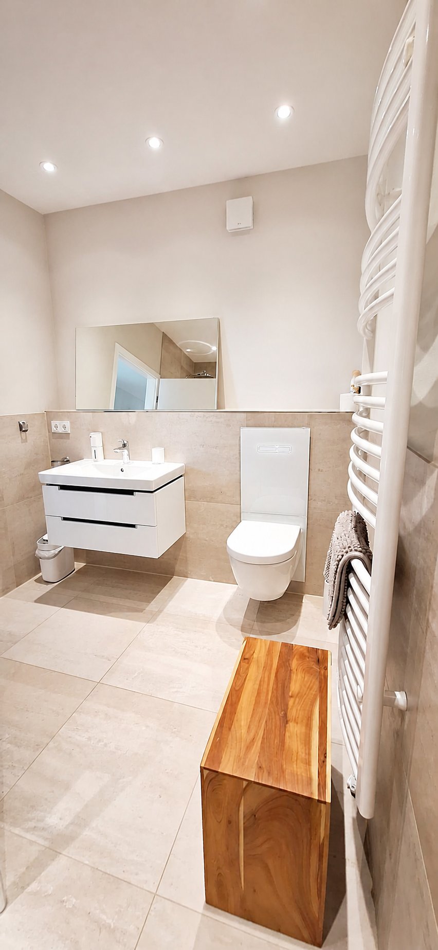 Badezimmer des Gästehauses am Großen Zug