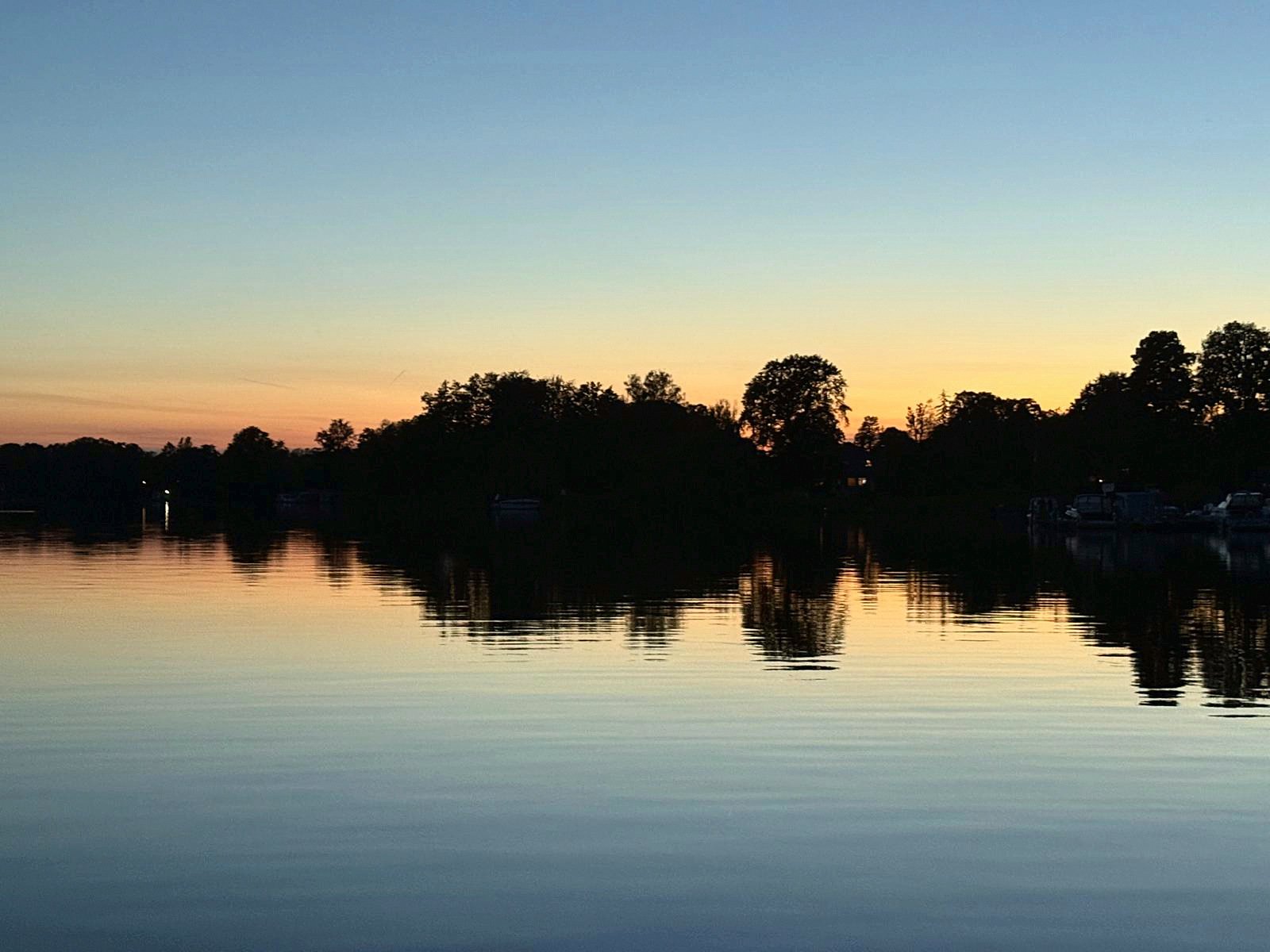 Abenddämmerung am Krüpelsee bei Zernsdorf