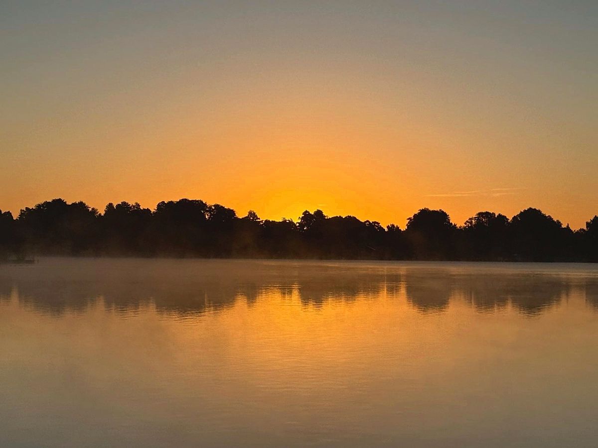 Morgennebel über dem Krüpelsee